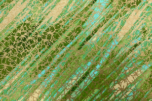 Yuzen Paper Gradient Slant Gold Sakura 11016