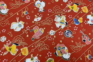 Yuzen Paper Year of Horse 2026 Red