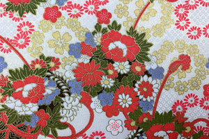Yuzen Paper Drum and Flower 7792