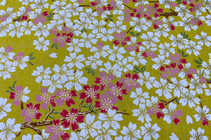 Yuzen Paper Sakura on Yellow KA10348