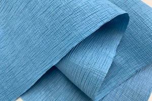 Mingei Crepe Paper Half Solid Blue