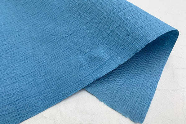 Mingei Crepe Paper Half Solid Blue