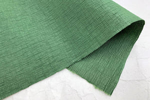 Mingei Crepe Paper Half Solid Dark Green