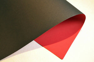 Double Face Paper Black / Red