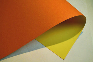 Double Face Paper Orange / Yellow