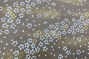Yuzen Paper Little Flower on Beige 99mu13/6981