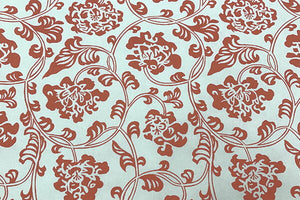 Yuzen Paper Red Arabesque on White 790
