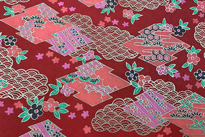 Yuzen Paper Diamond shape red 4038