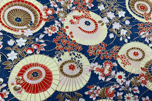 Yuzen Paper Umbrella on Blue 6486