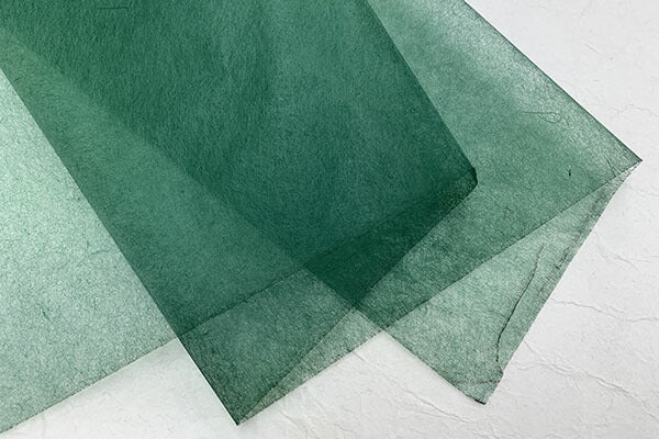 Tengu Paper Gradation 2025 Autumn 02 Viridian