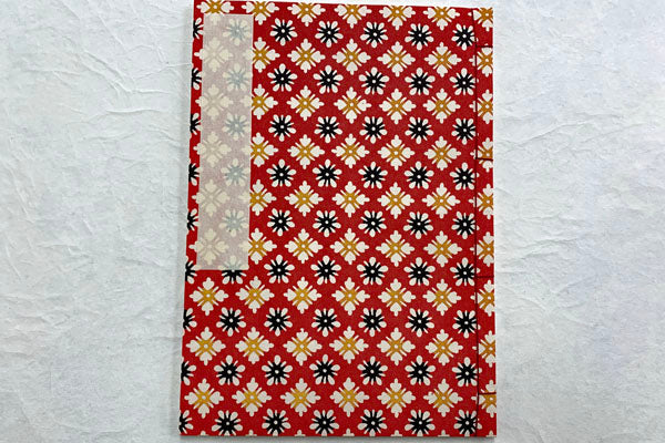 Watoji Note Book 2024 Winter 18x26 Katazome Red