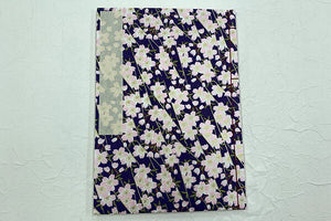 Watoji Note Book 2025 Autumn 18x26 Sakura on Navy