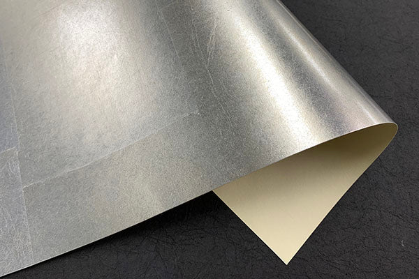 Metallic Paper 2025 Autumn 01 Silver color strong gloss