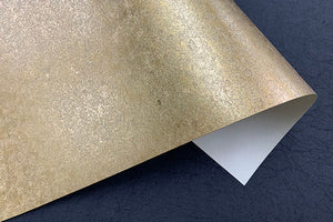 Metallic Paper 2025 Autumn 10 Gold color rough surface