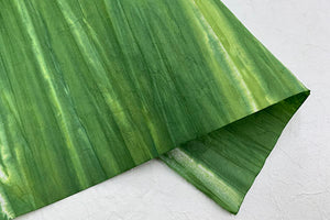 Awa Yangagi Shiibori Paper Autumn 03 Green
