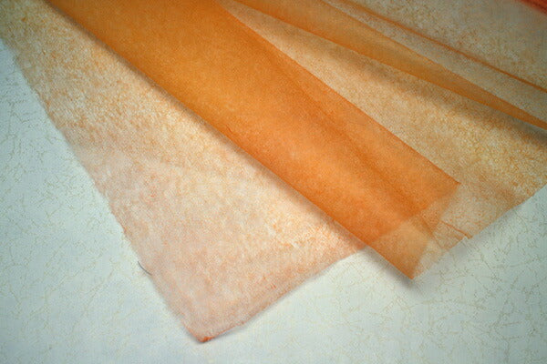 Tengu Paper Colored Extra thin Gradation Orange 1805