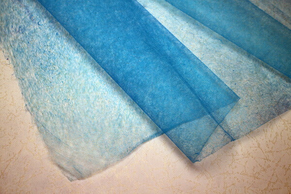 Tengu Paper Colored Extra thin Gradation Sky Blue 1810