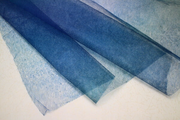 Tengu Paper Colored Extra thin Gradation Blue 1813