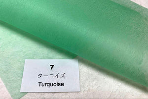 Tengu Paper Solid Color 7 Turquoise