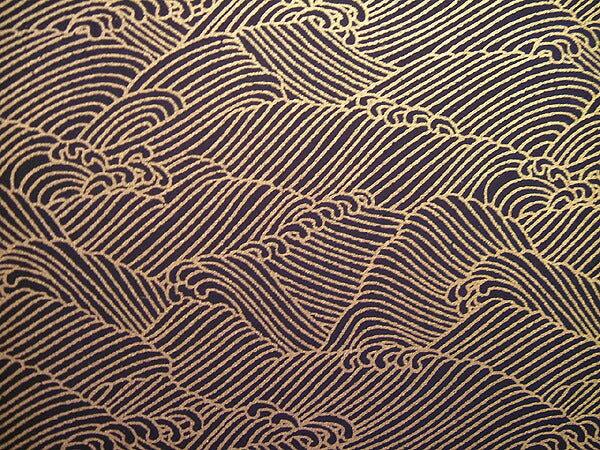 Yuzen Paper Wave S162 black & gold