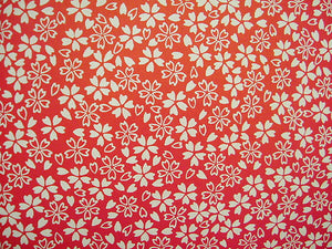 Yuzen Paper Sakura 520 red & white