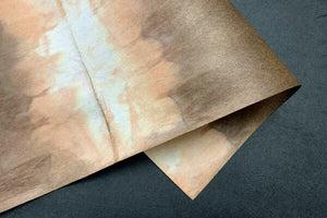 Itajime Colored Paper Orange x Brown (Limited availability)
